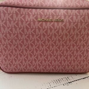 Michael Kors Rose Logo Shoulder Bag